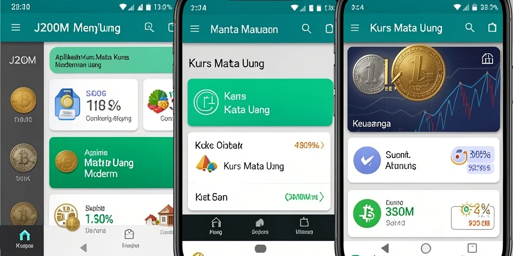 Antarmuka modern dan intuitif untuk konversi mata uang.