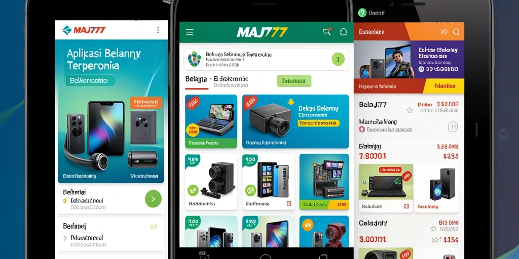 Antarmuka aplikasi MAJ777 yang modern dan intuitif.