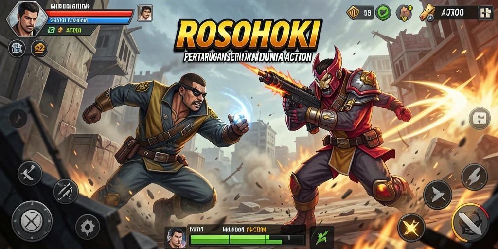 Tampilan antarmuka yang dinamis dan menarik dari ROSOHOKI dalam aksi.