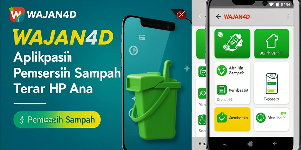 Antarmuka WAJAN4D yang sederhana dan efektif untuk pembersihan sampah.
